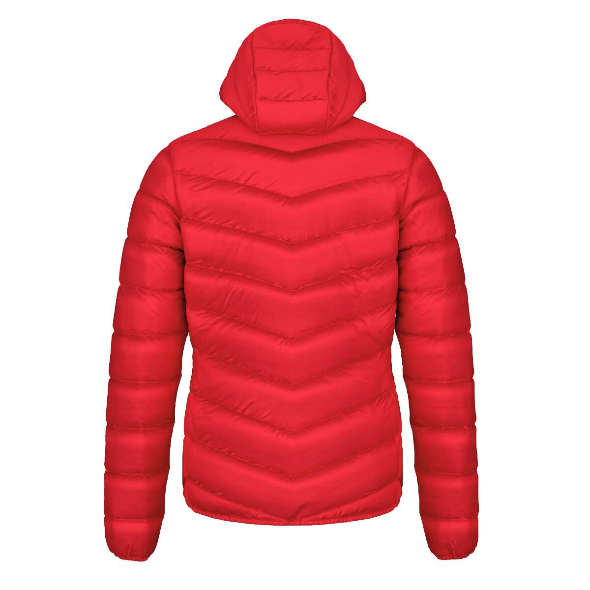 HEAD DAXTON Lightweight Down Jacket Mens, Red in Red - back view