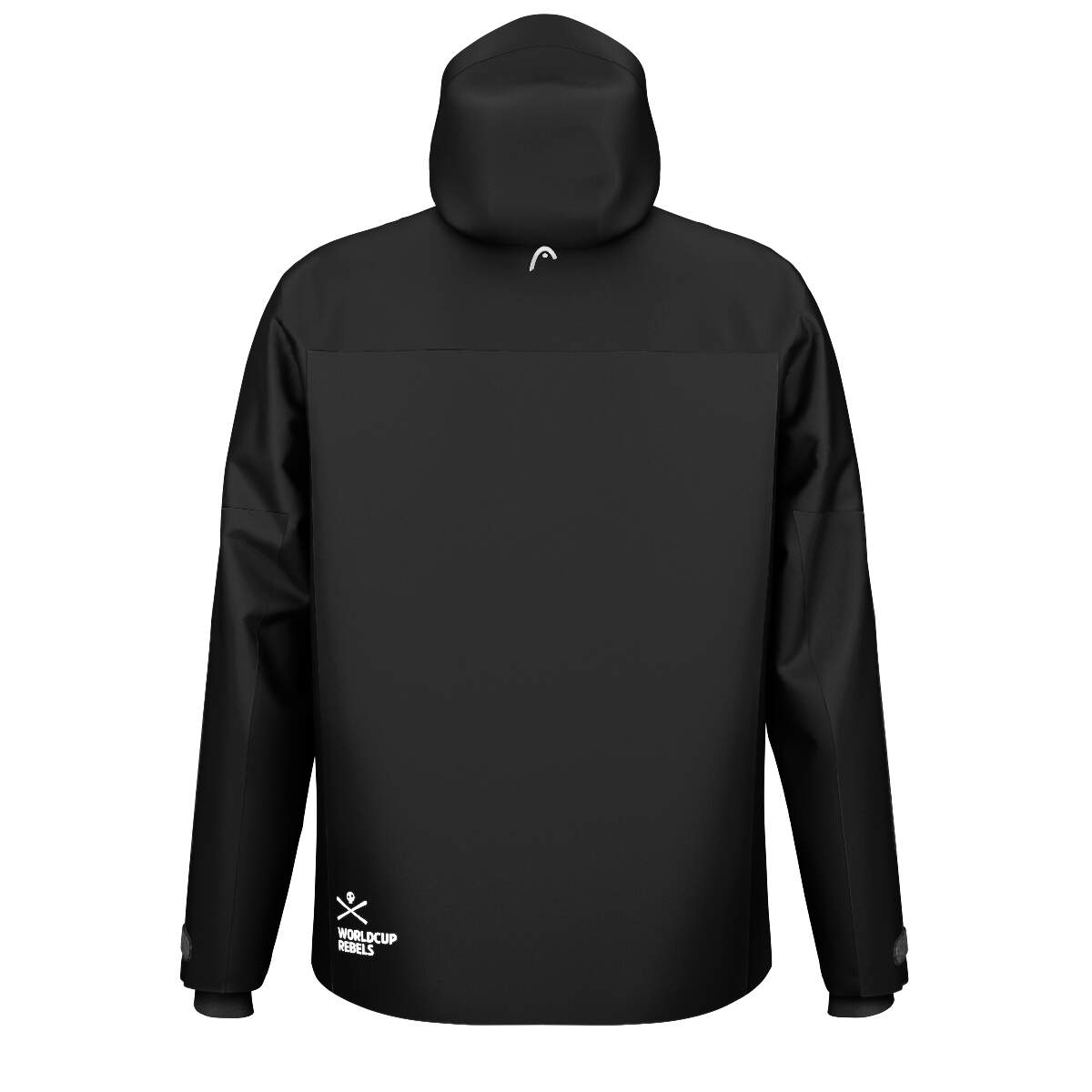 HEAD RACE NOVA Mens Ski Jacket, Black, Size M in Black - back view