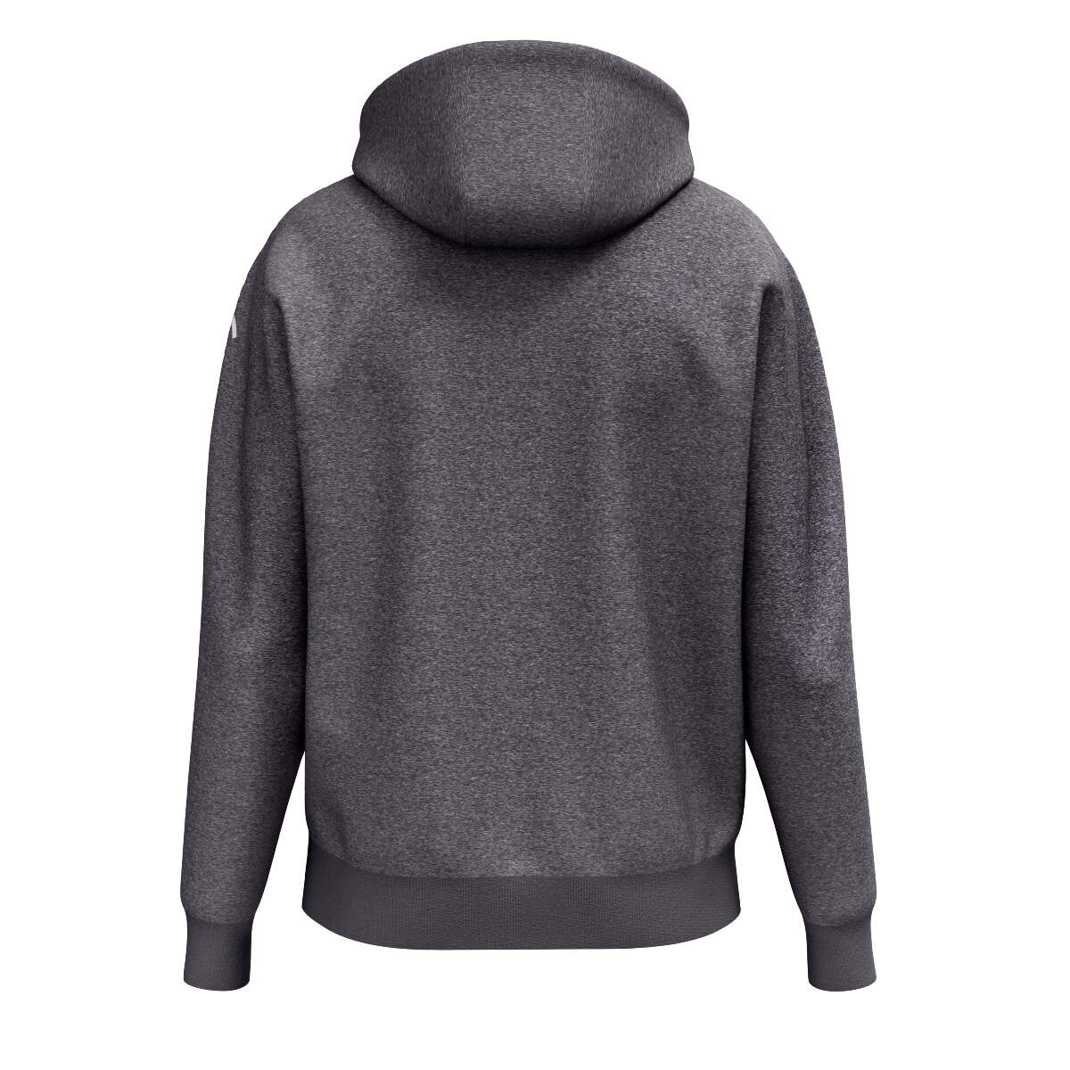 HEAD OBLIVION Hoodie Unisex, Dark Melange, XXL in Gray - back view