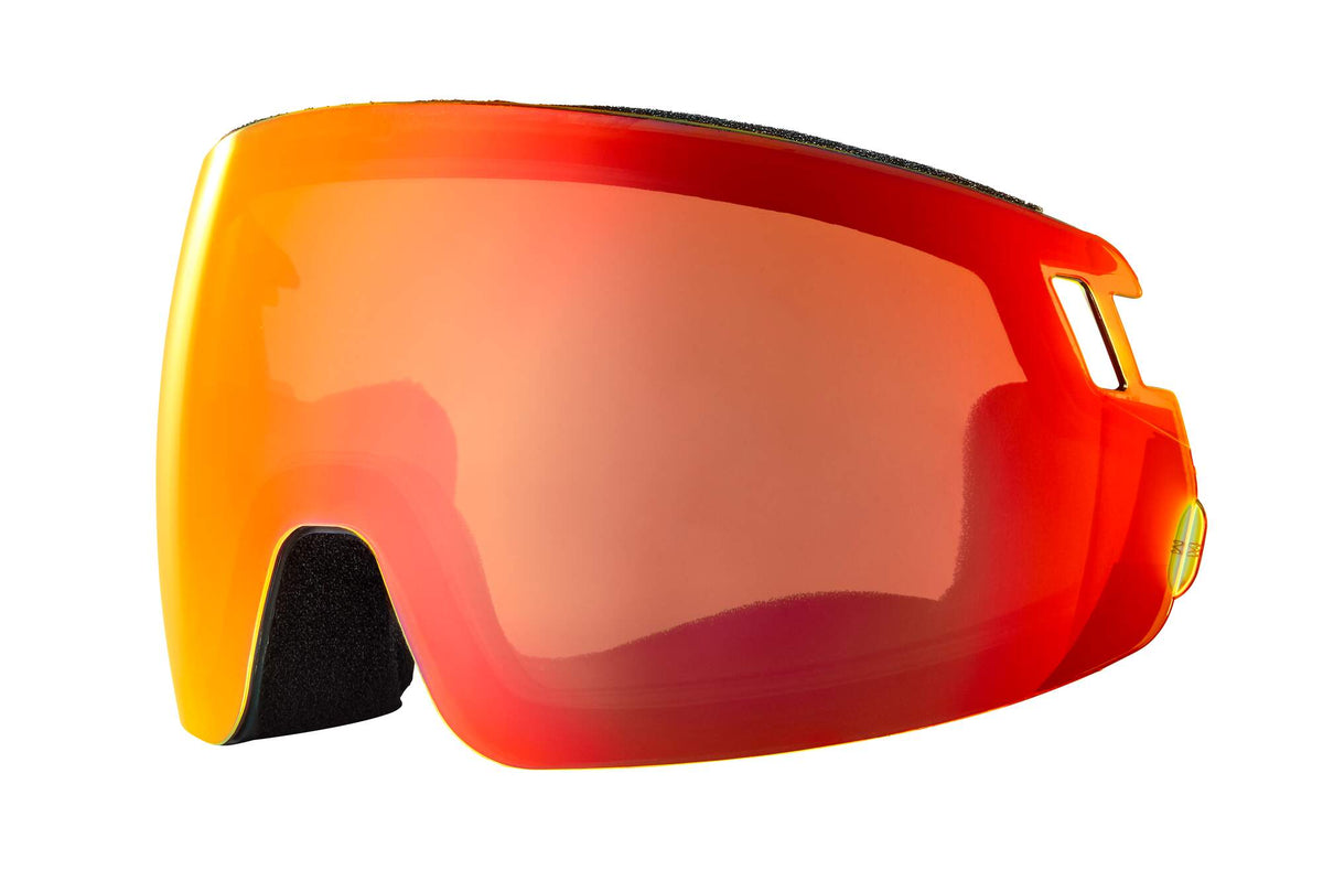 HEAD Radar and Rachel Replacement Visor Lens, Red/Yellow - front view