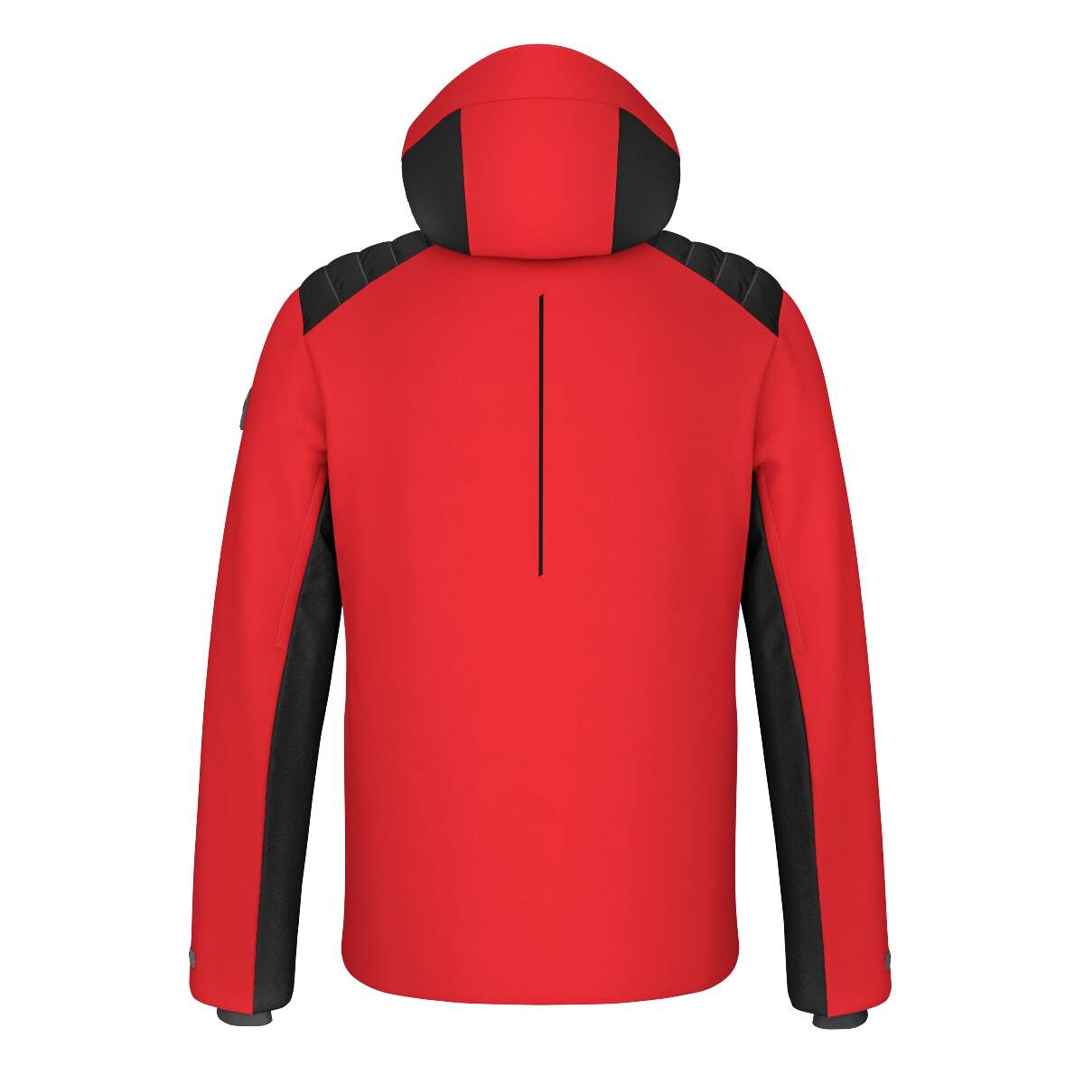 HEAD IMMENSITY Mens Insulated Ski Jacket in Red - back view