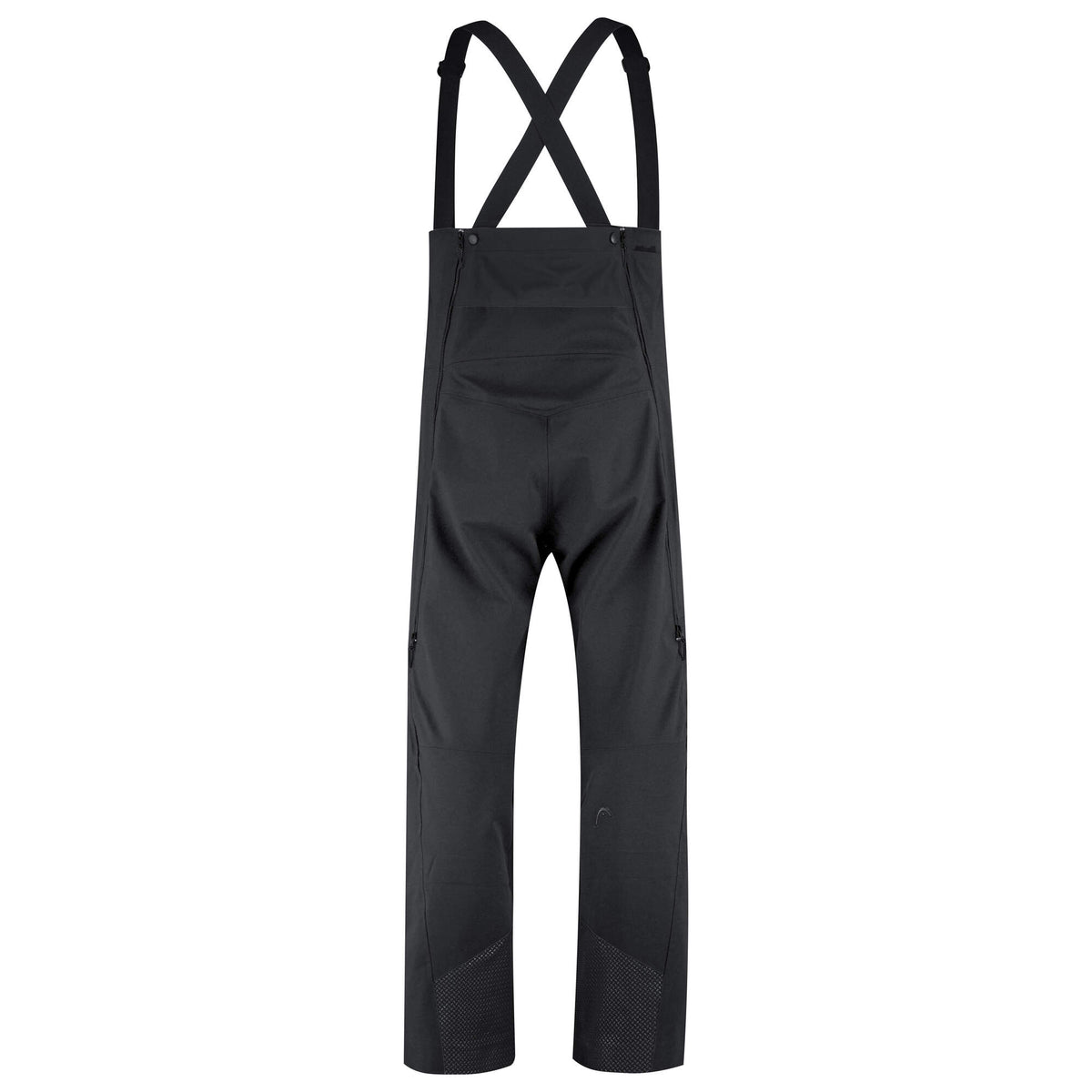 HEAD KORE Bib Pants Mens Ski Bibs in Black - back view