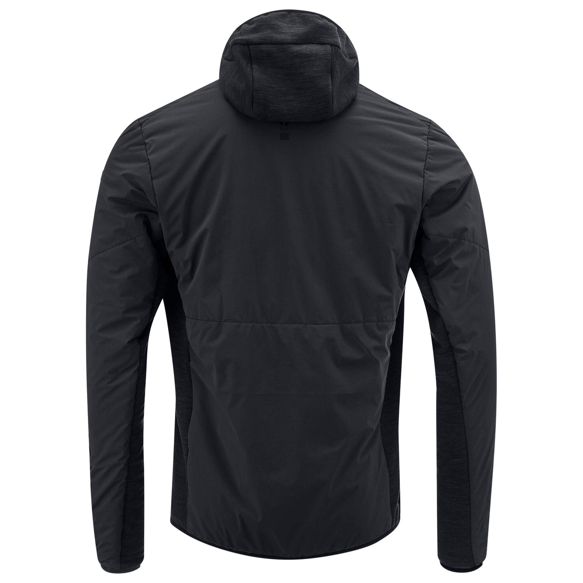 HEAD KORE Insulation Jacket Mens Hooded Midlayer in Black - back view