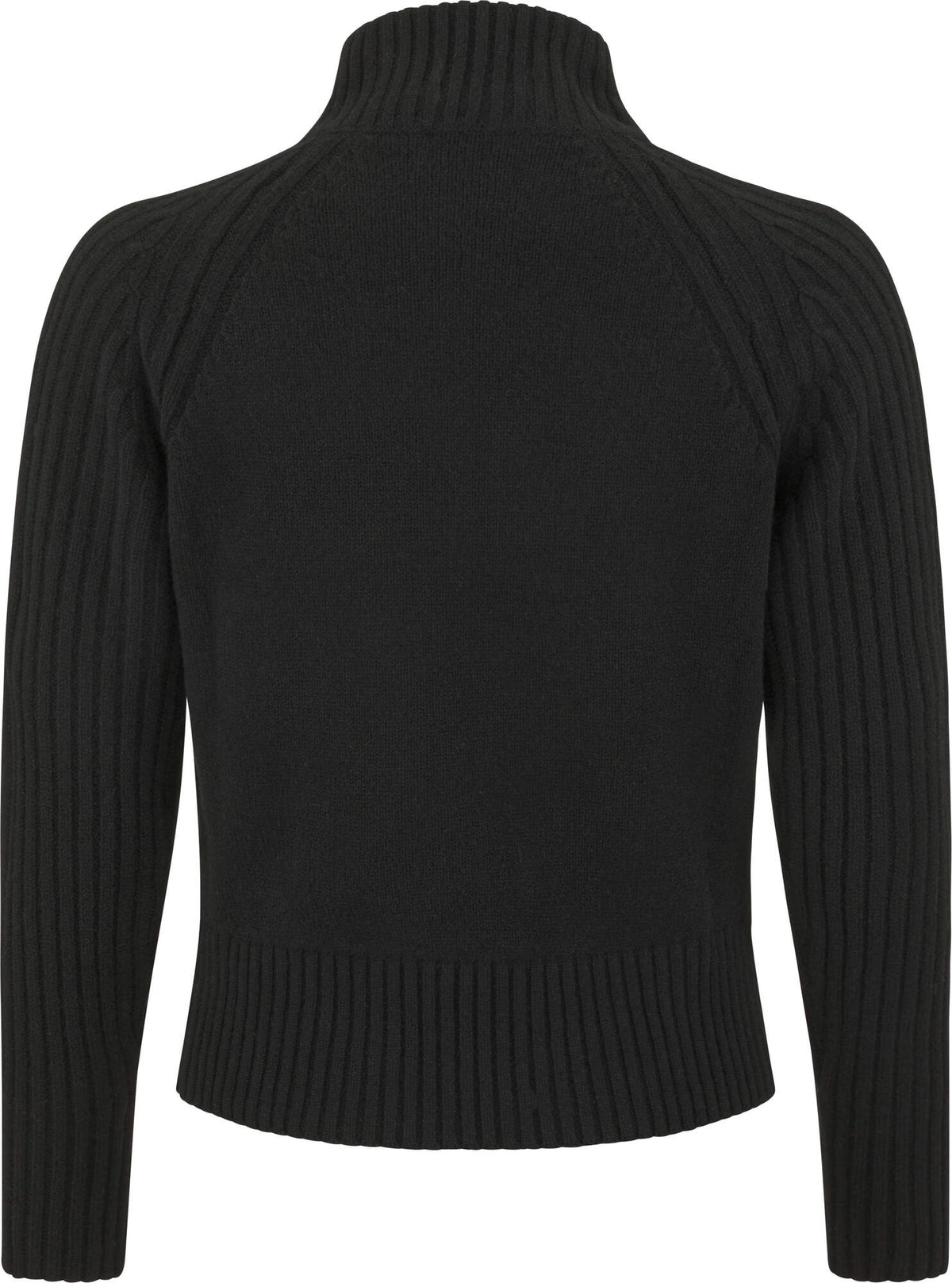 HEAD VONN JULIETTE Cashmere Merino Pullover Womens, Bold Black, XS in Bold Black - back view