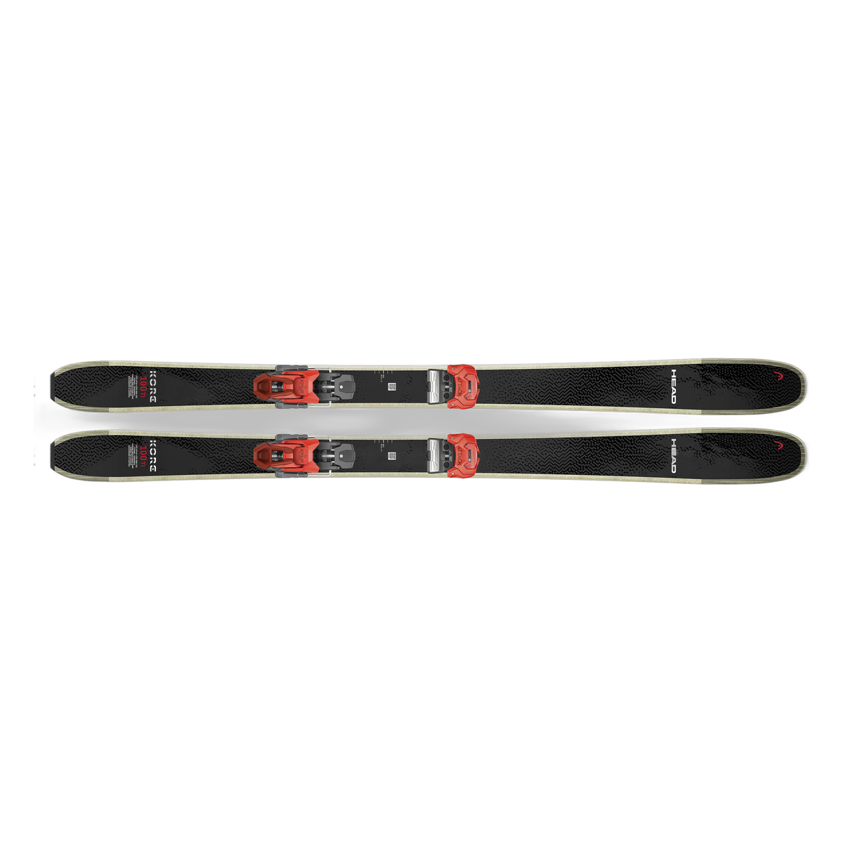 Head KORE 100 Ti bk/rd Skis - official product view