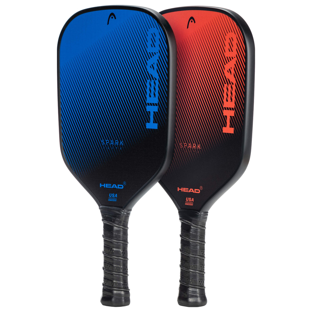 HEAD Spark Pickleball Paddle Set with 2 Paddles, 2 Balls and Gym Sack - paddles back view