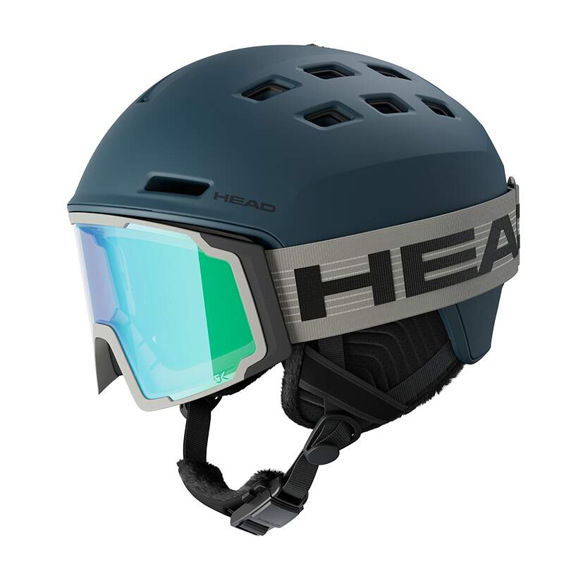 HEAD REV Ski Helmet, Night Petrol, Size M/L - with goggle, goggle not included