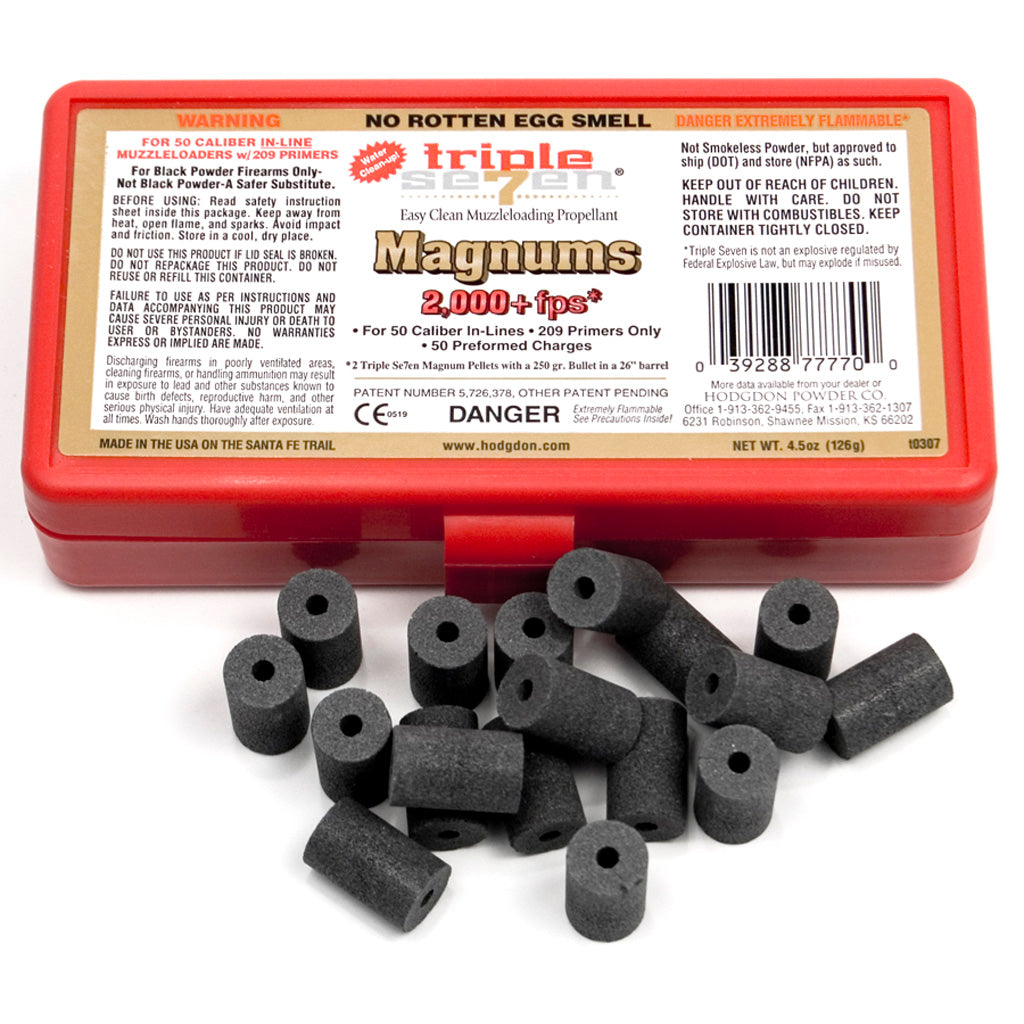 Hodgdon Triple Seven Magnum Pellets - Front View