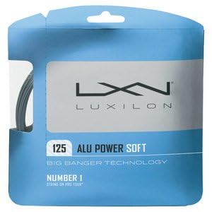 Luxilon ALU Power Soft 125 Tennis String Set, 1.25 mm 16L, Silver - alternate view 3