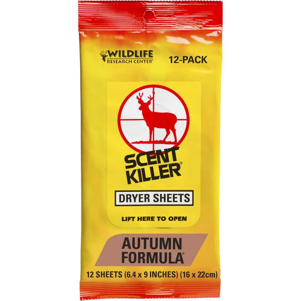 Wildlife Research Scent Killer Dryer Sheets - Front View