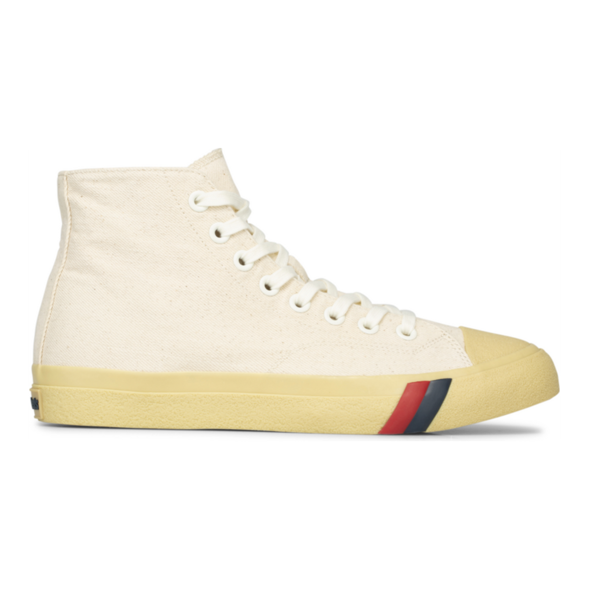Pro-Keds Royal Hi Crepe Men's Sneakers — Yellow Canvas High-Top