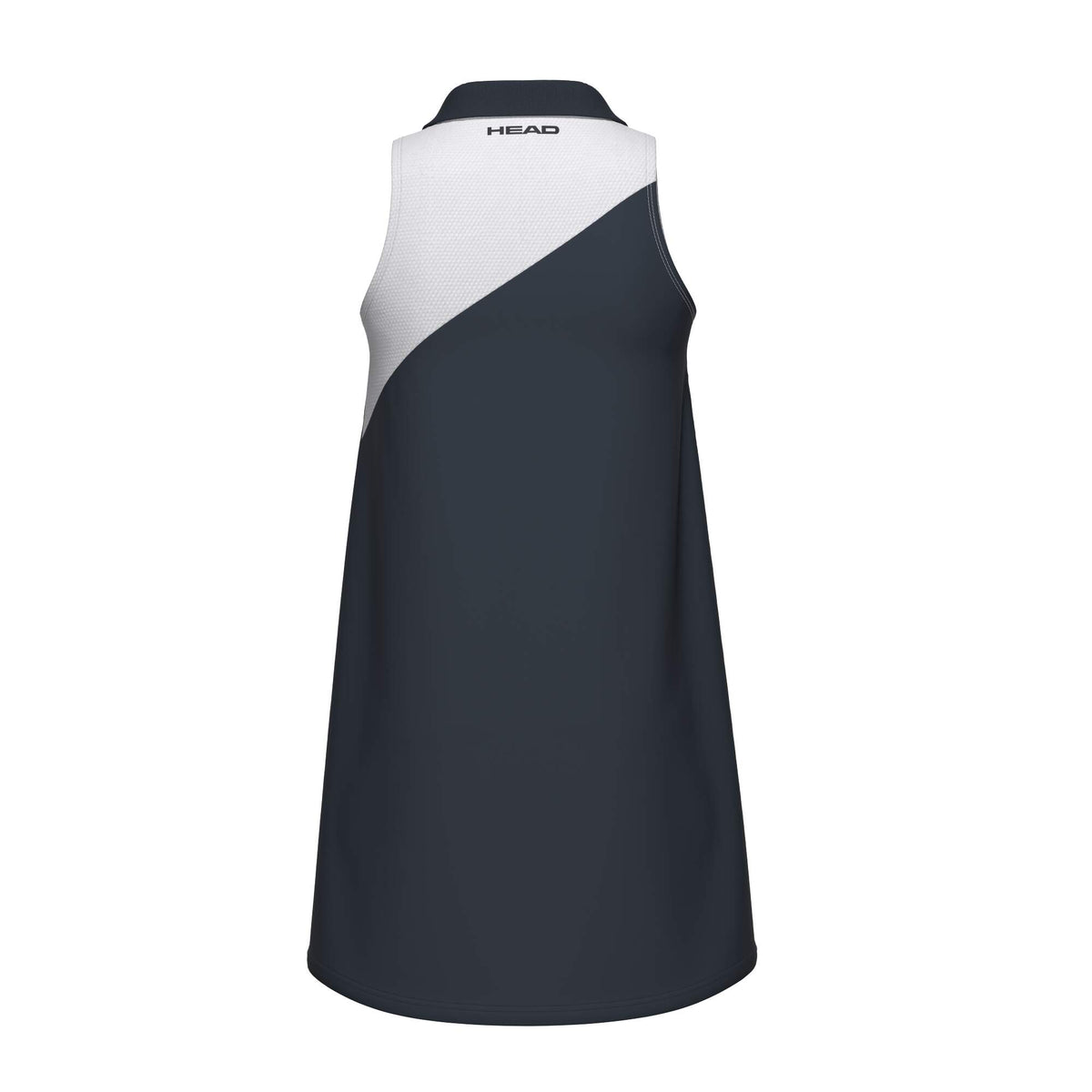 HEAD SPIRIT Tennis Dress Girls in Navy/White - back view