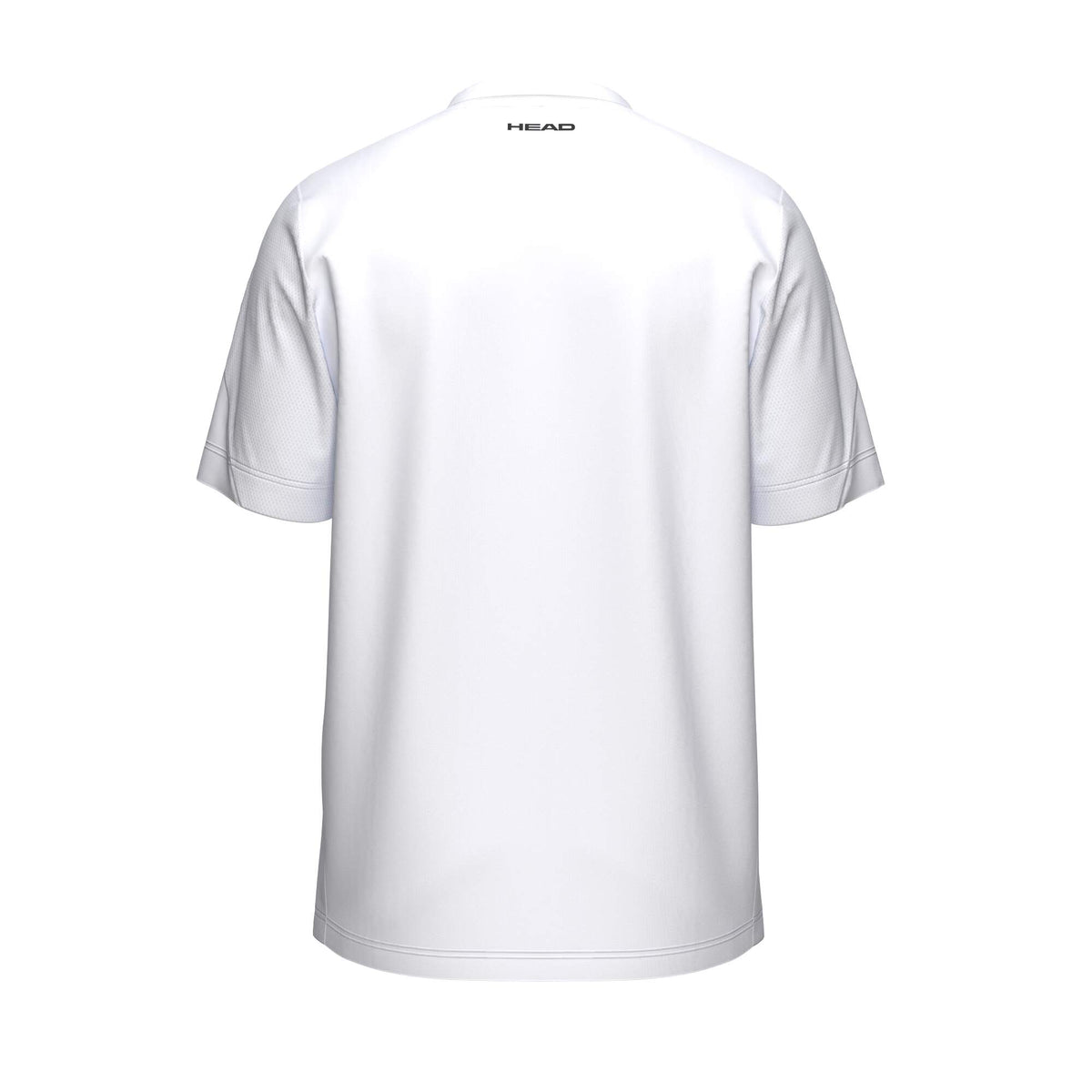HEAD SLICE Boys Tennis T-Shirt in White - back view