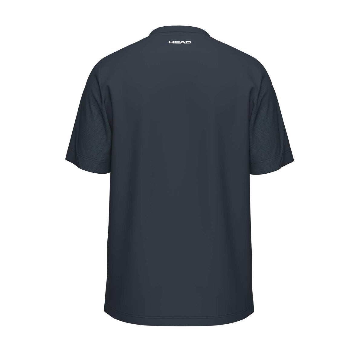 HEAD SLICE Boys Tennis T-Shirt in Navy - back view
