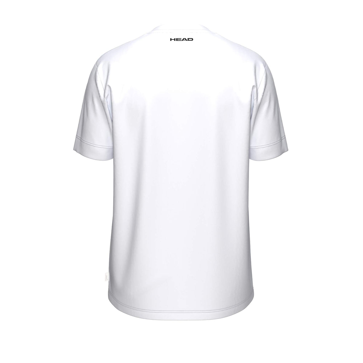 HEAD TOPSPIN Boys Tennis T-Shirt in Turquoise Print - back view