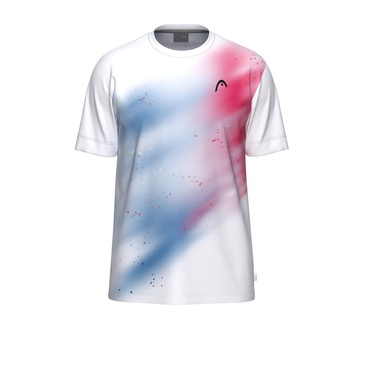 HEAD TOPSPIN Boys Tennis T-Shirt in Royal Print - front view