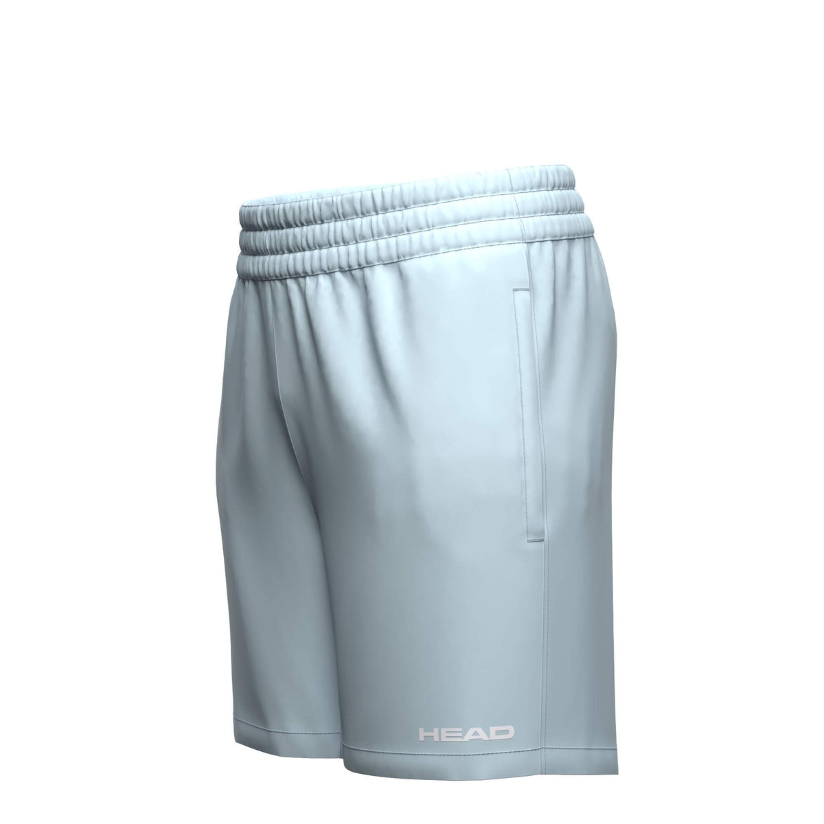 HEAD VISION Junior Tennis Shorts in Light Blue - side view
