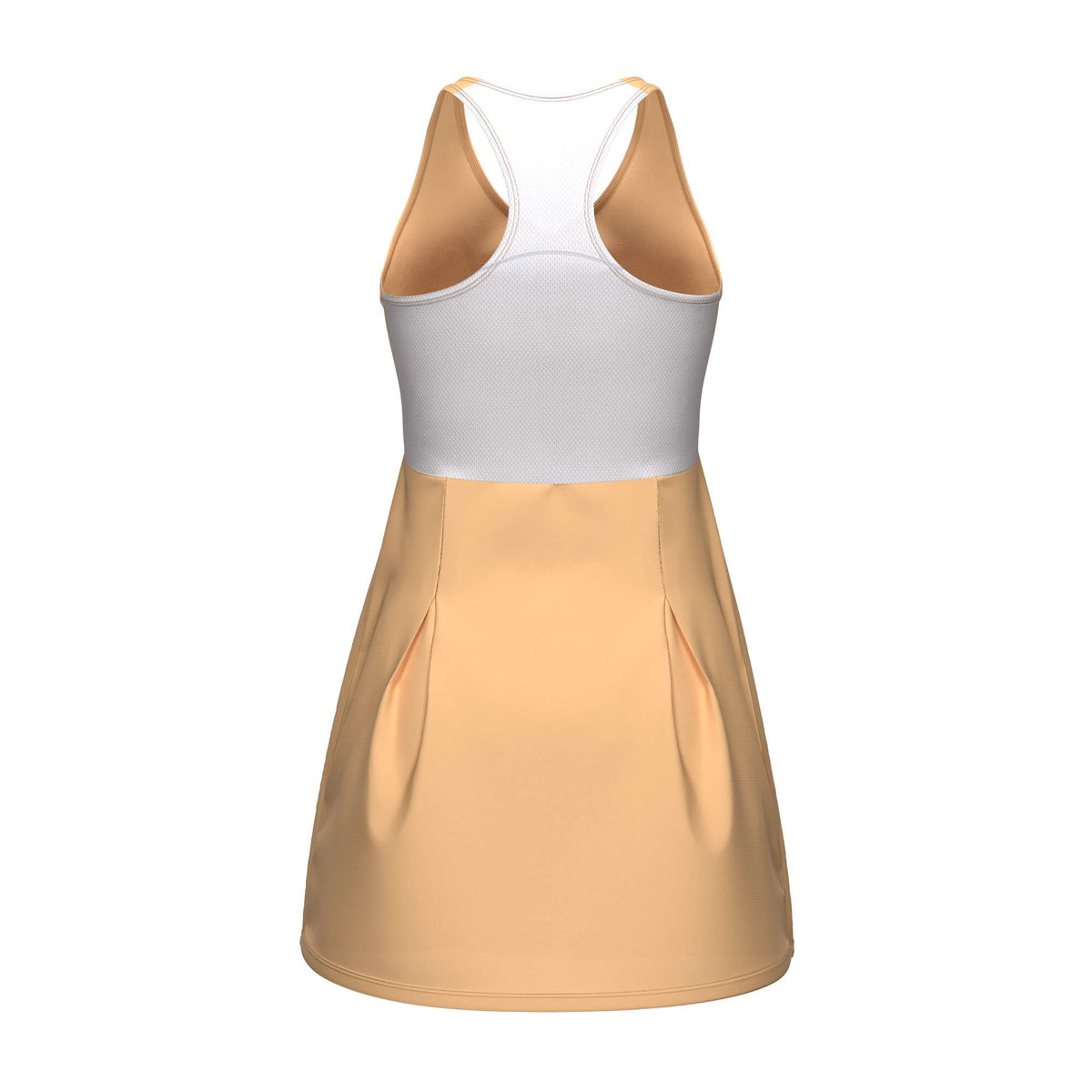 HEAD PRO Tennis Dress Womens in Apricot - back view