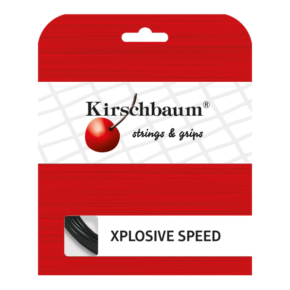Kirschbaum Xplosive Speed Tennis String Set, 40 ft in 1.13mm / 18L - Front View