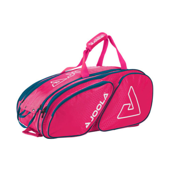 JOOLA Tour Elite Pro Hot Pink/Blue Pickleball Duffle Bag
