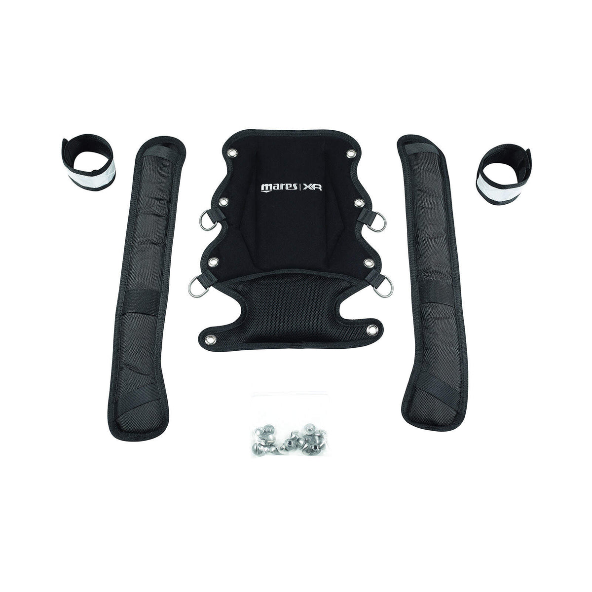 Mares XR Deluxe Harness Padding, Black - front view