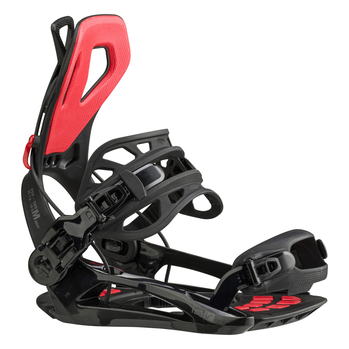 Head RX 4D black Snowboard Bindings - official product view
