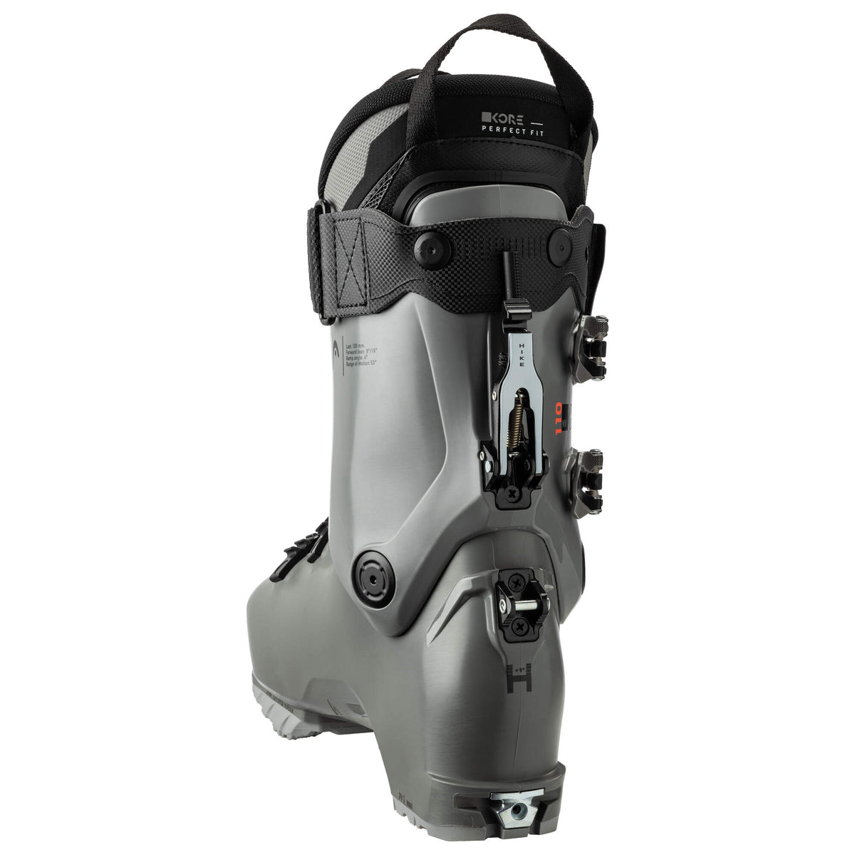 HEAD KORE 110 MV GW Ski Boots, Grey in Grey - rear view