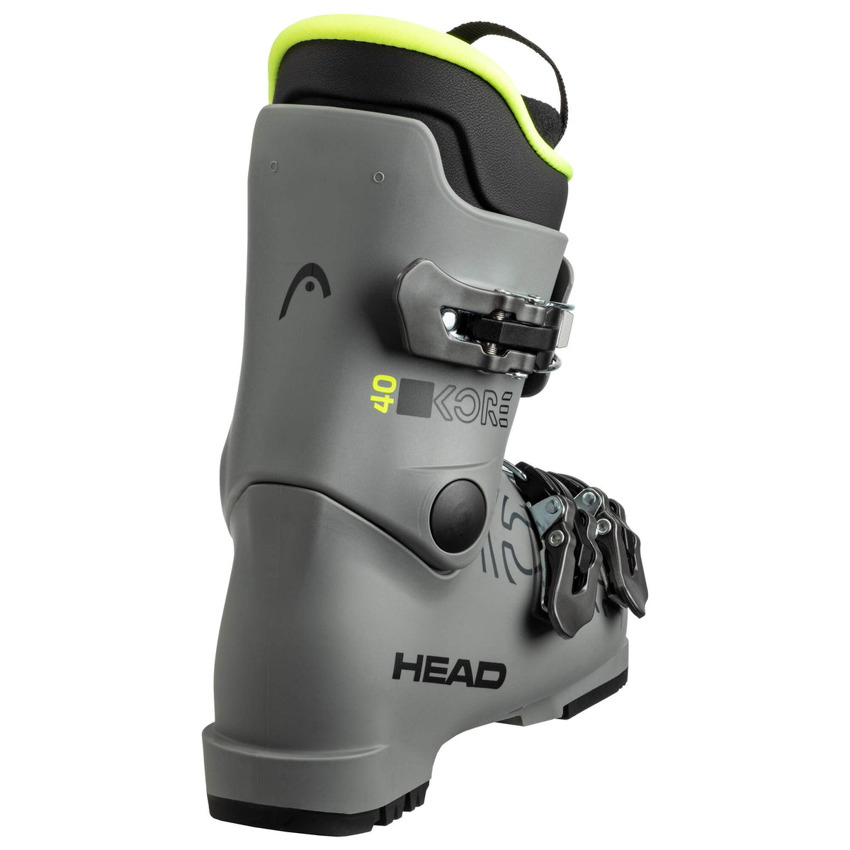 HEAD KORE 40 Junior Freestyle Ski Boots, Grey, Size 20.5 in Grey - side view right