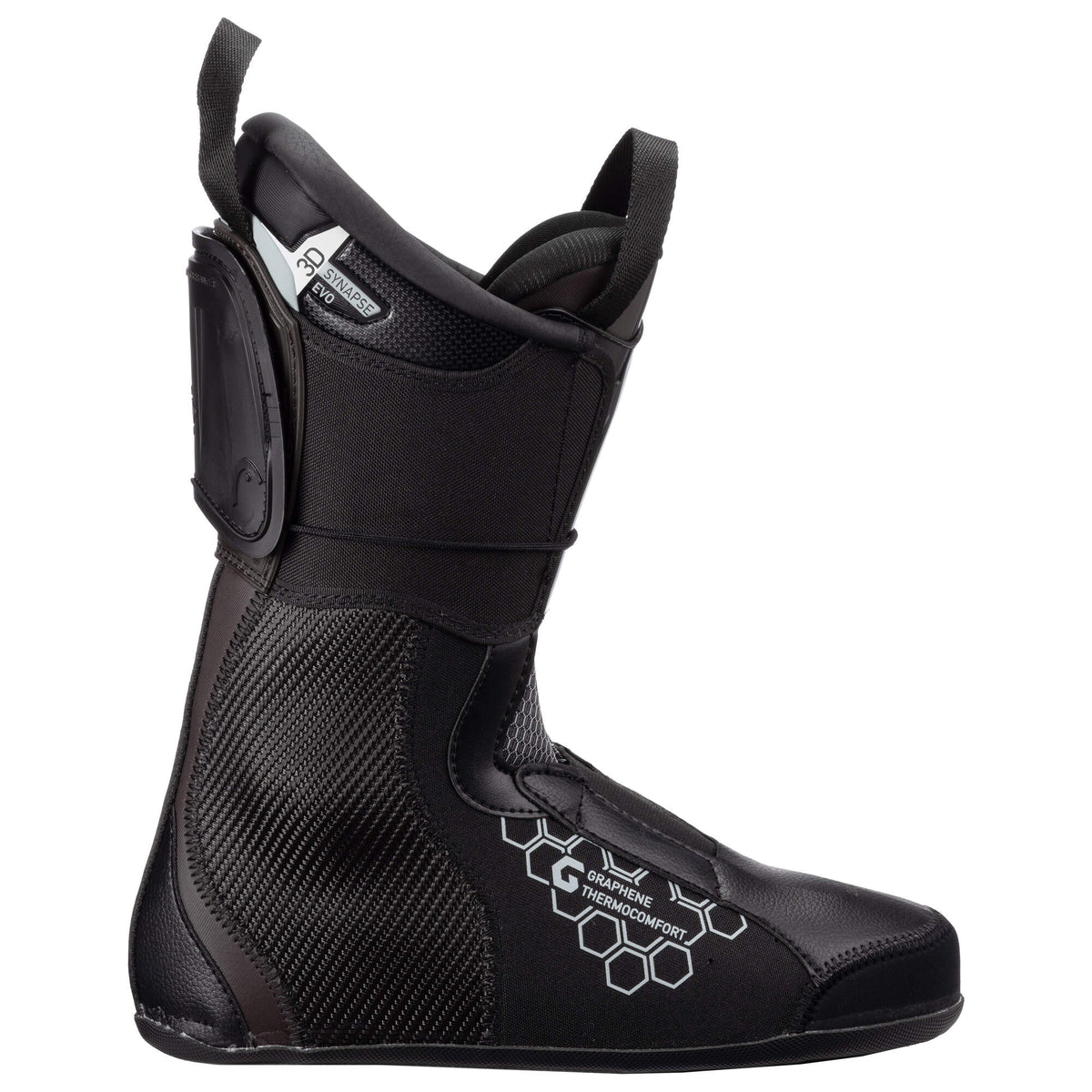 HEAD Kaliber 110 MV GW BOA Ski Boots, Anthracite/Speed Blue in Anthracite/Speed Blue - liner view