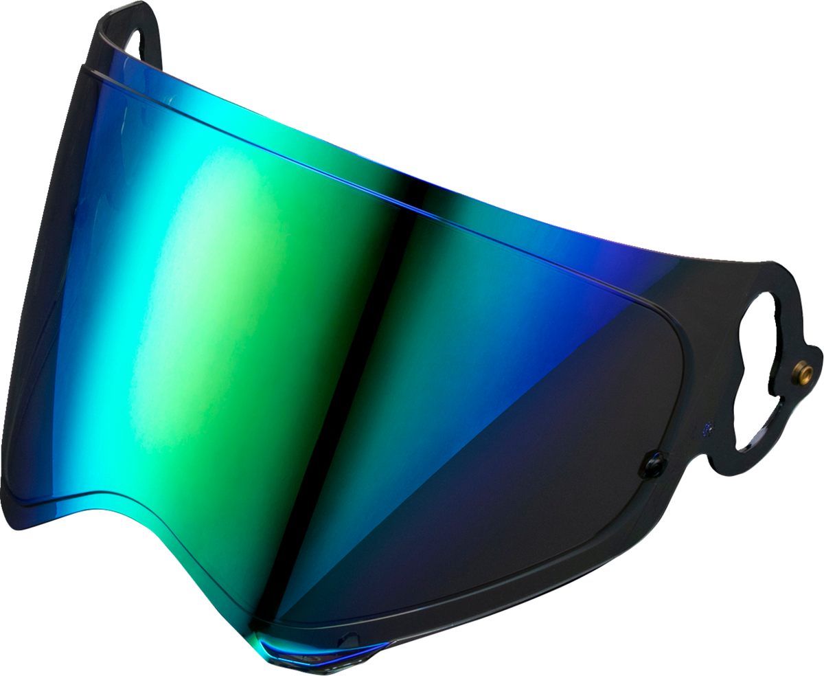 ARAI HELMETS, ARAI Helmets VAS-A Shield for XD-5 with Pinlock® 120 MaxVision™ - Light Tint and Green Mirror