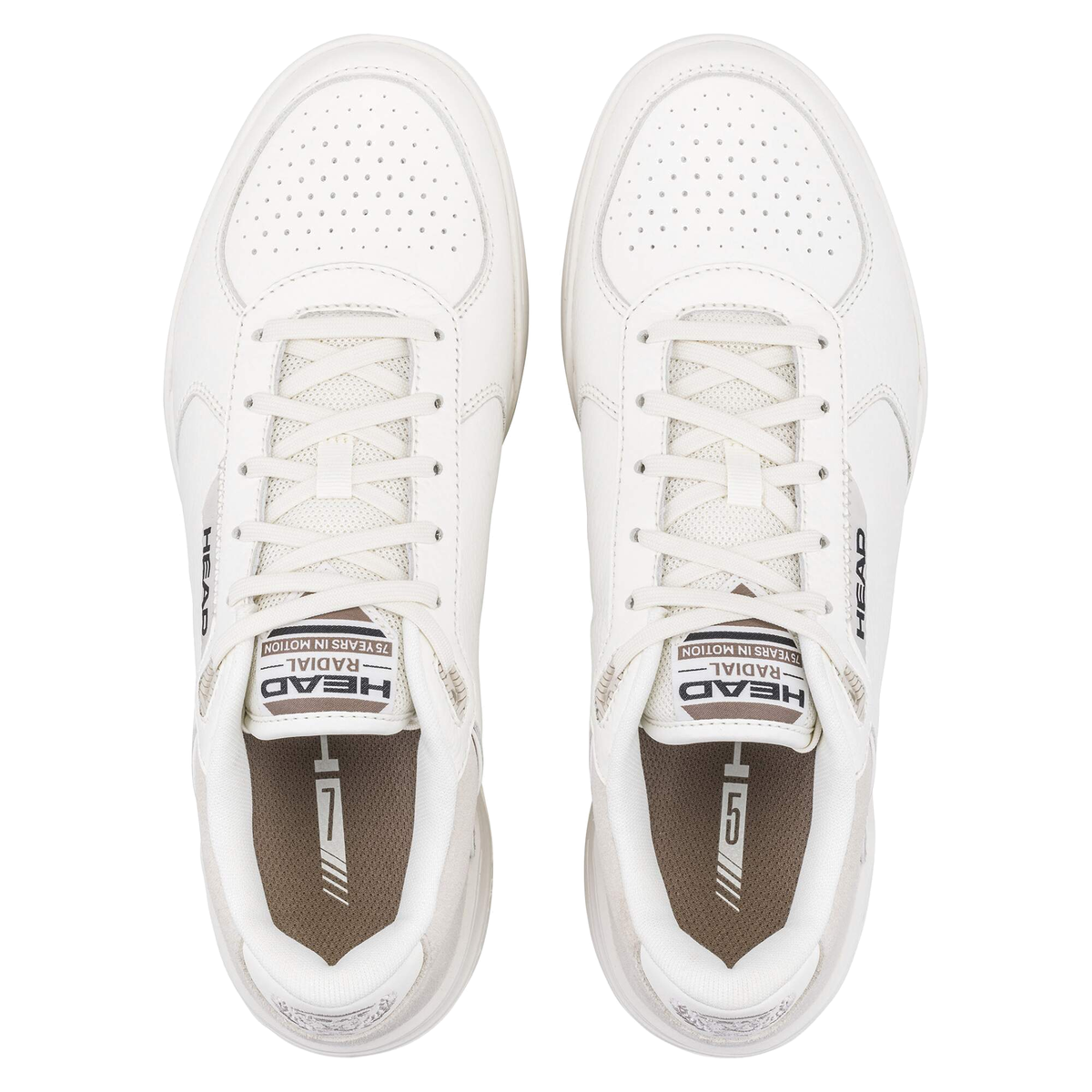 Head Radial 75 Off-Court Shoes Chalk White Mocha - alternate view 5
