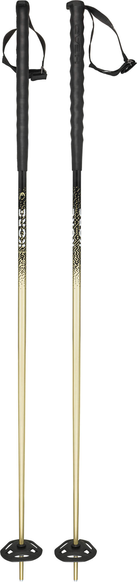 HEAD KORE Freeride Ski Poles, Black/Anthracite in Black - full view