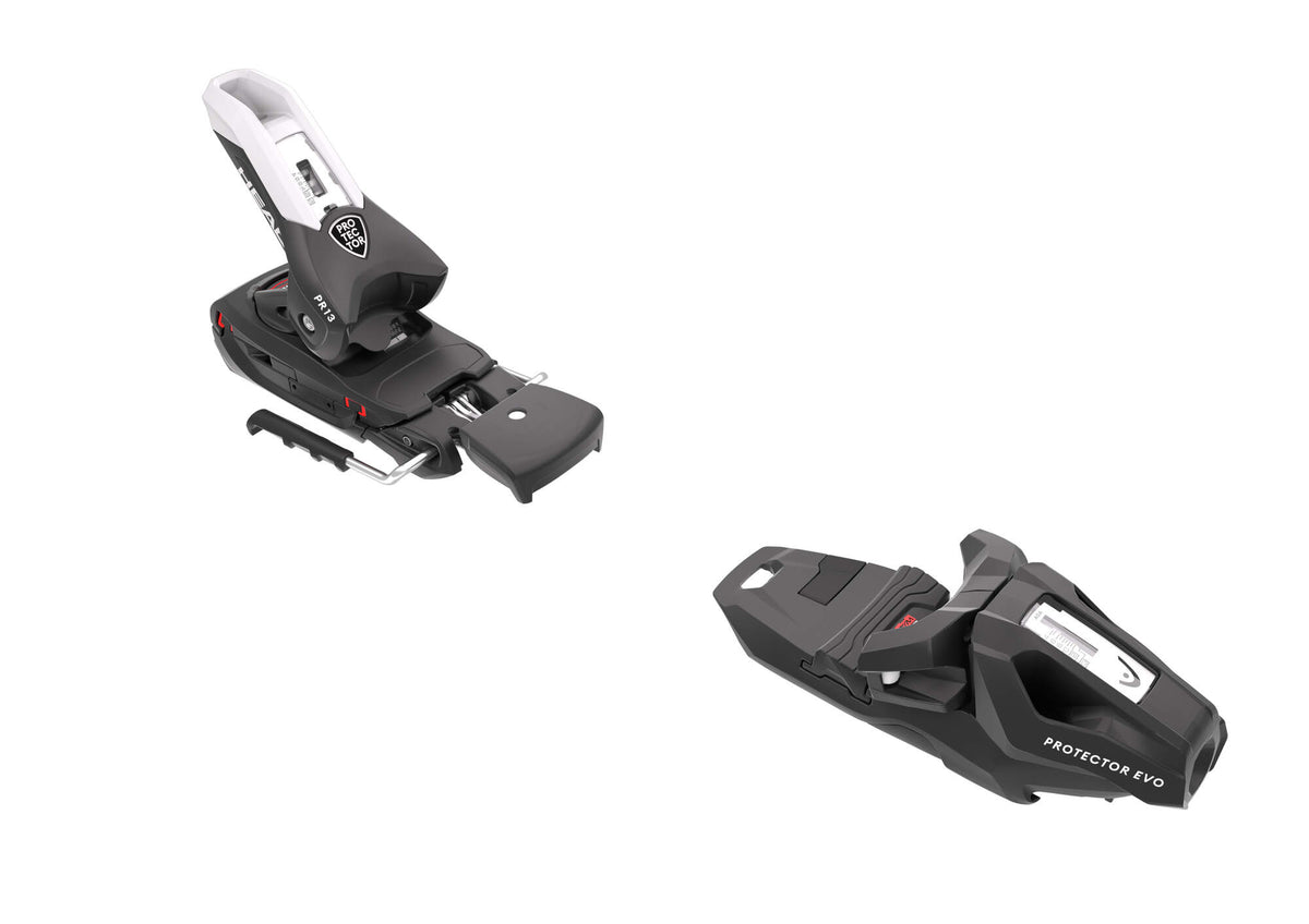 HEAD Supershape e-Original Skis with Protector EVO PR 13 GW Bindings - binding side view right