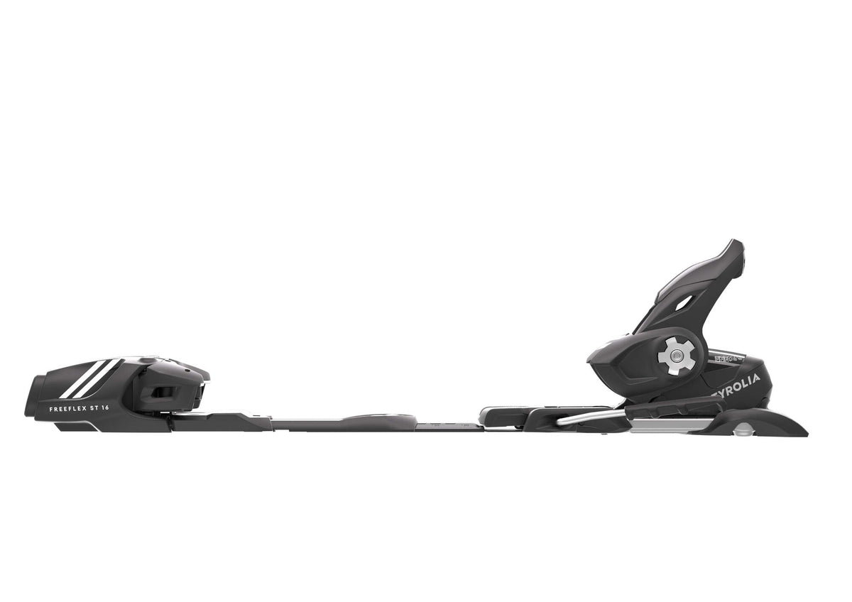 Tyrolia Freeflex ST 16 Ski Bindings, Matte Black, 85 mm Brake in Black - left side view