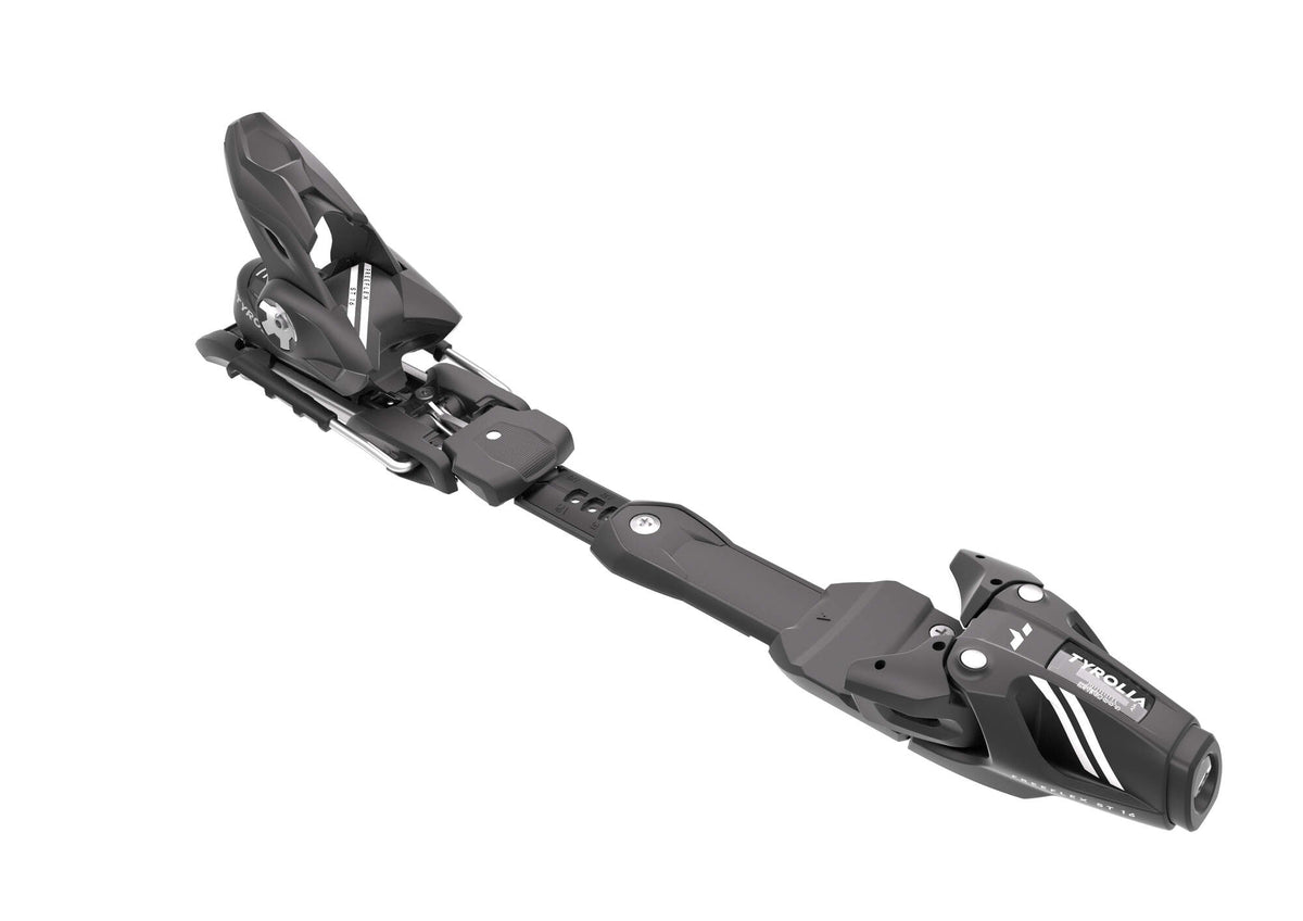 Tyrolia Freeflex ST 16 Ski Bindings, Matte Black, 85 mm Brake in Black - rear angle view