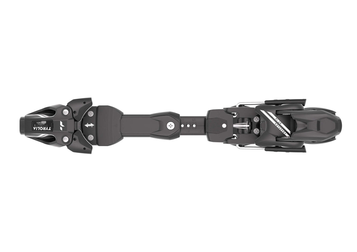 Tyrolia Freeflex ST 16 Ski Bindings, Matte Black, 85 mm Brake in Black - top view