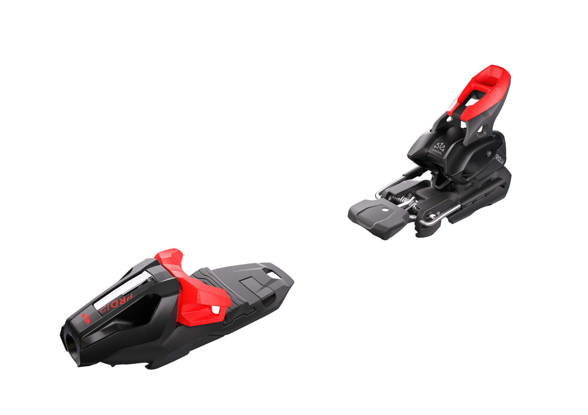 Tyrolia PRD 12 GW Ski Binding, Black/Red, 85 mm Brake - side view left