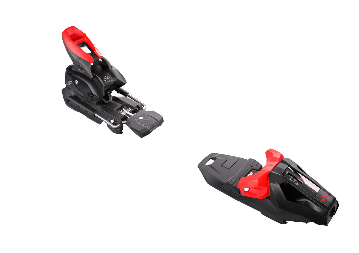 Tyrolia PRD 12 GW Ski Binding, Black/Red, 85 mm Brake - side view right