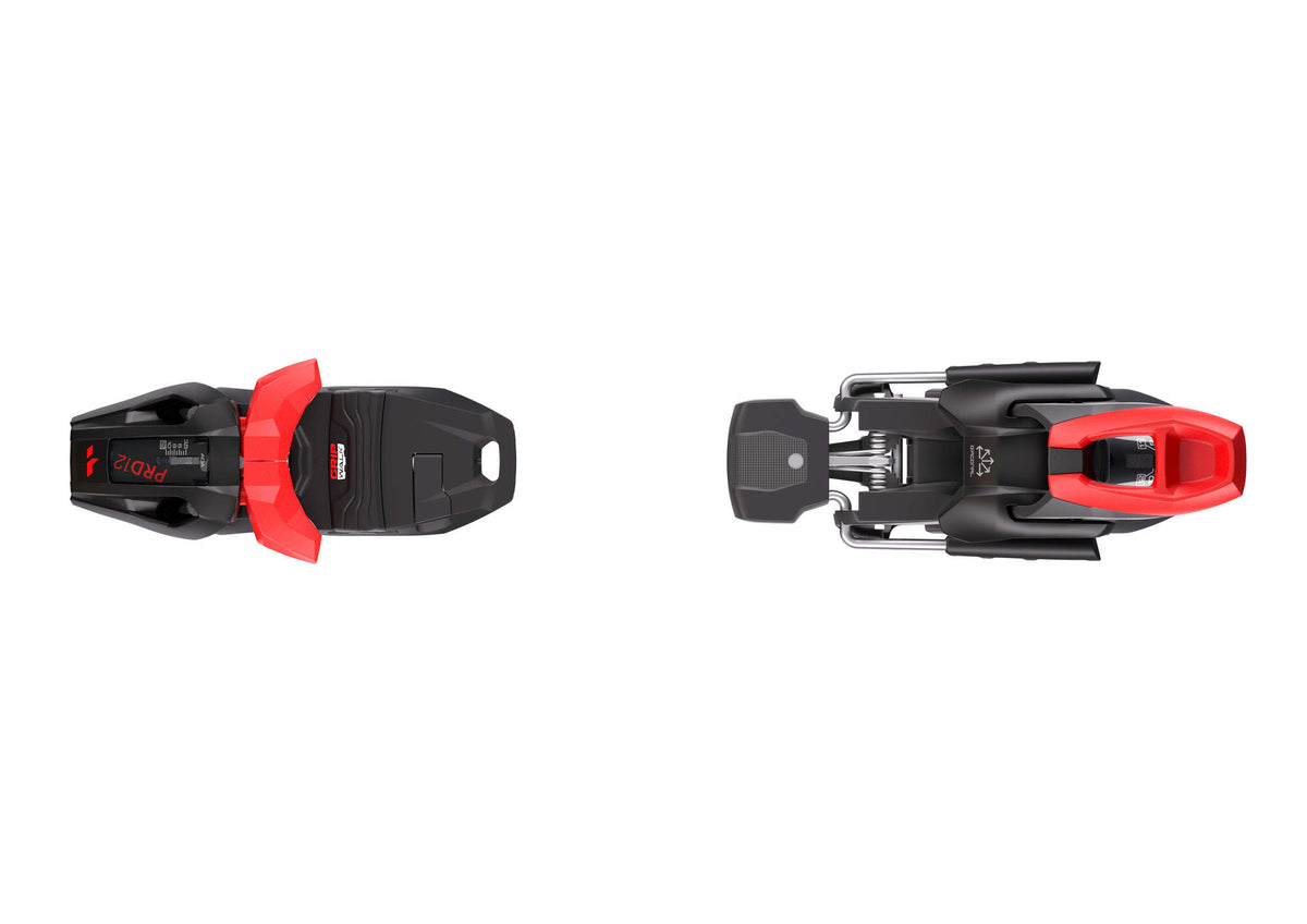 Tyrolia PRD 12 GW Ski Binding, Black/Red, 85 mm Brake - top view