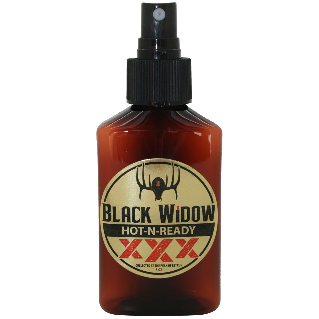 Black Widow Hot-N-Ready XXX Deer Lure in 3 oz. - Front View