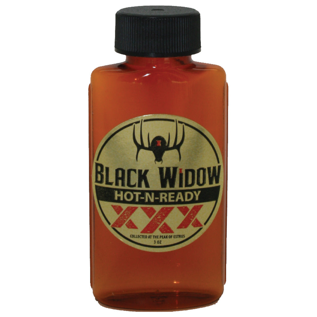 Black Widow Hot-N-Ready XXX Deer Lure in 1.25 oz. - Front View