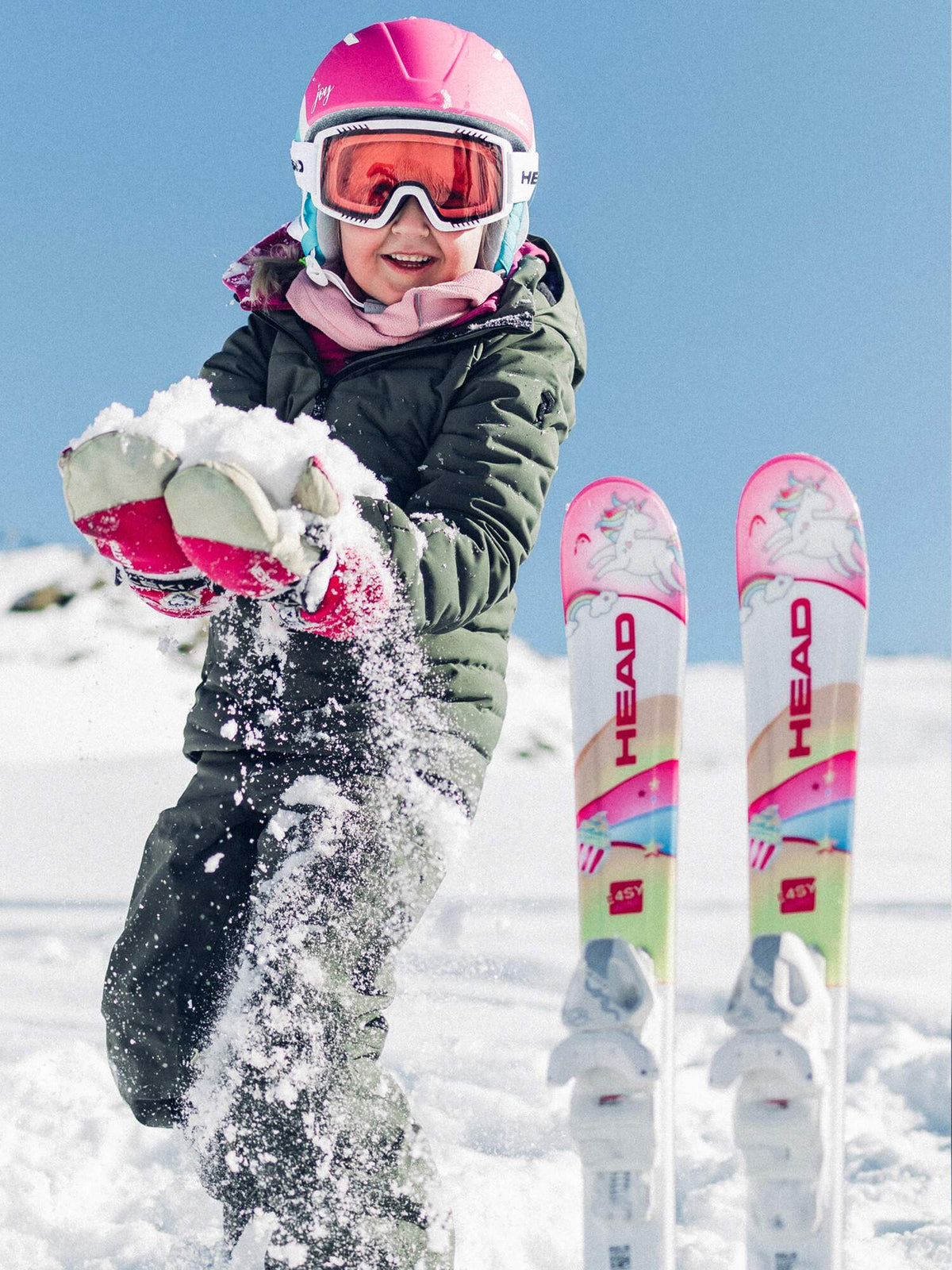 HEAD MAJA Girls Ski Helmet, Joy Pink, XS/S in Pink - lifestyle