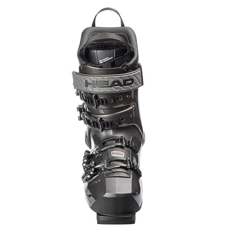 HEAD KALIBER 95 W MV GW Womens Ski Boots, Anthracite in Gray - front view