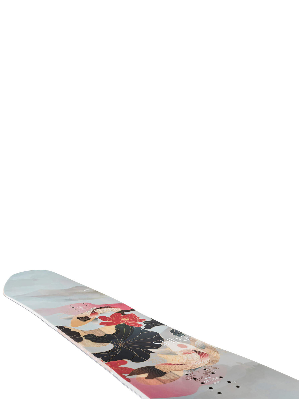 HEAD SHINE LYT All-Mountain Snowboard, 146 cm in White - tip detail