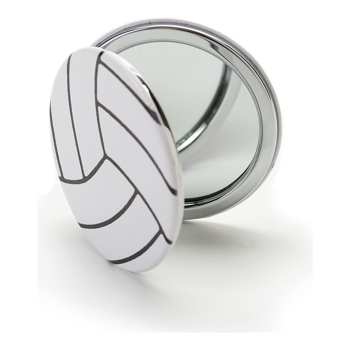 Tandem Sport Volleyball Compact Mirror, White - Alternate View 2