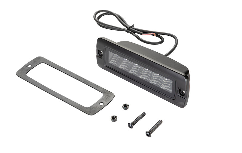 Hella Universal Black Magic 6 L.E.D. Flush Mount Mini Light Bar - Flood Beam - View 7