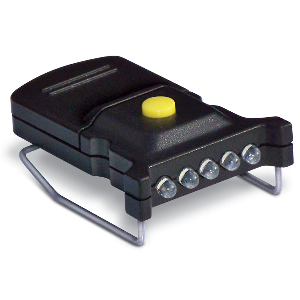 Cyclops Micro LED Hat Clip Light - Front View