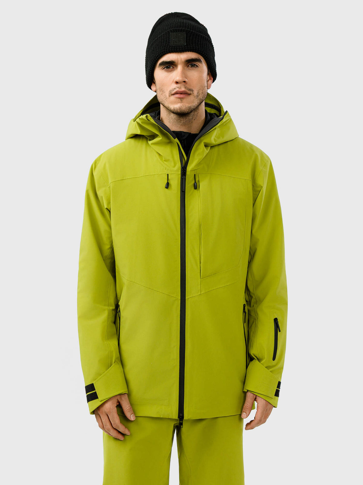 HEAD KORE NORDIC Insulated Ski Jacket Mens in Marsh Green - lifestyle front