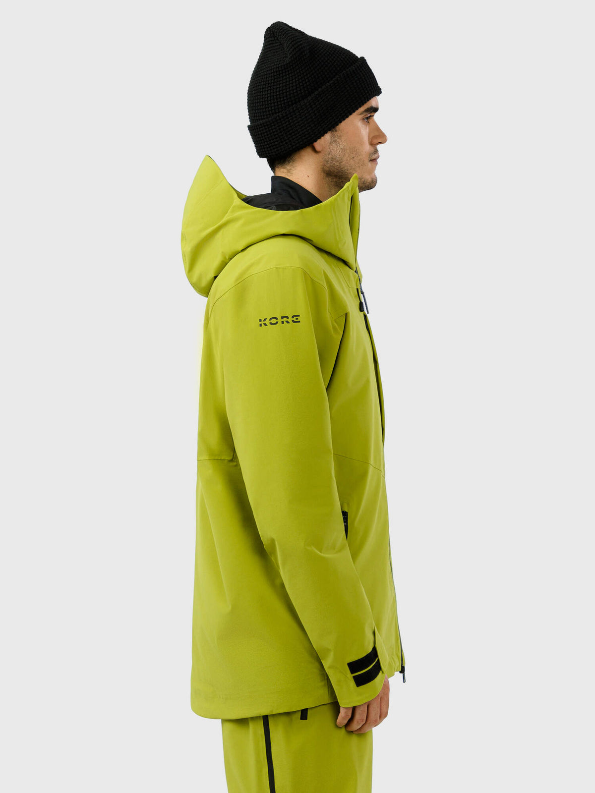 HEAD KORE NORDIC Insulated Ski Jacket Mens in Marsh Green - lifestyle side