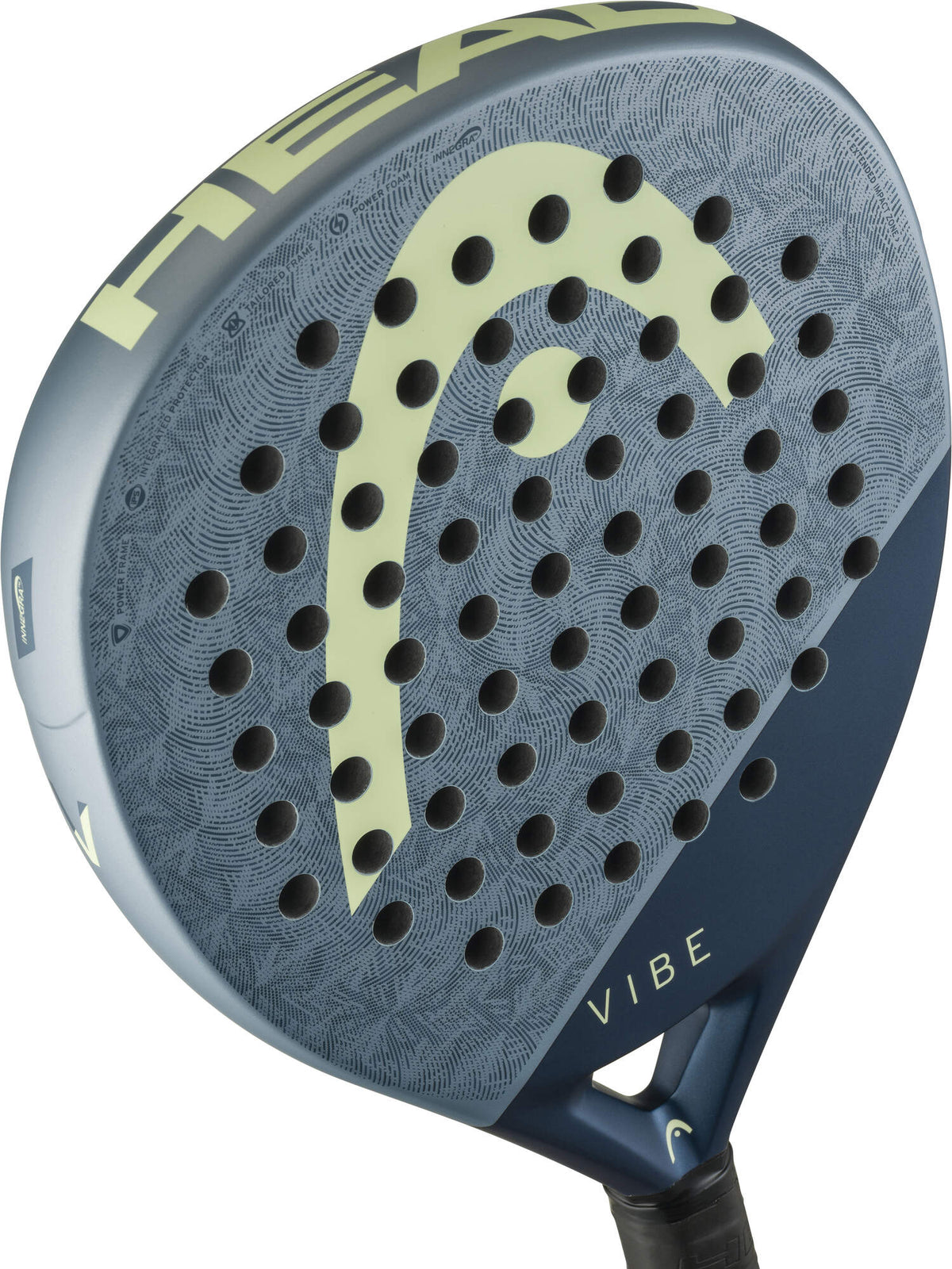 HEAD Vibe 2026 Padel Racquet, Blue/Yellow - detail